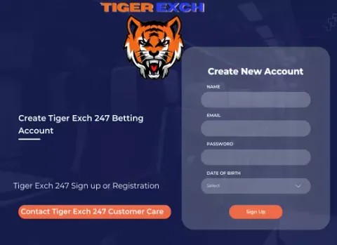 Sign Up with Tigerexch247 id