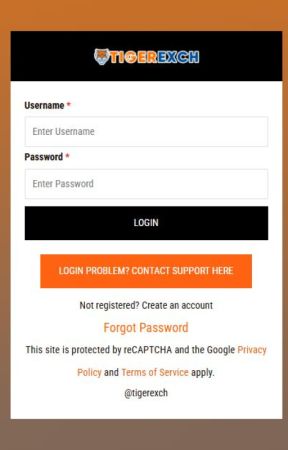 Log in your Tiger Exchange ID
